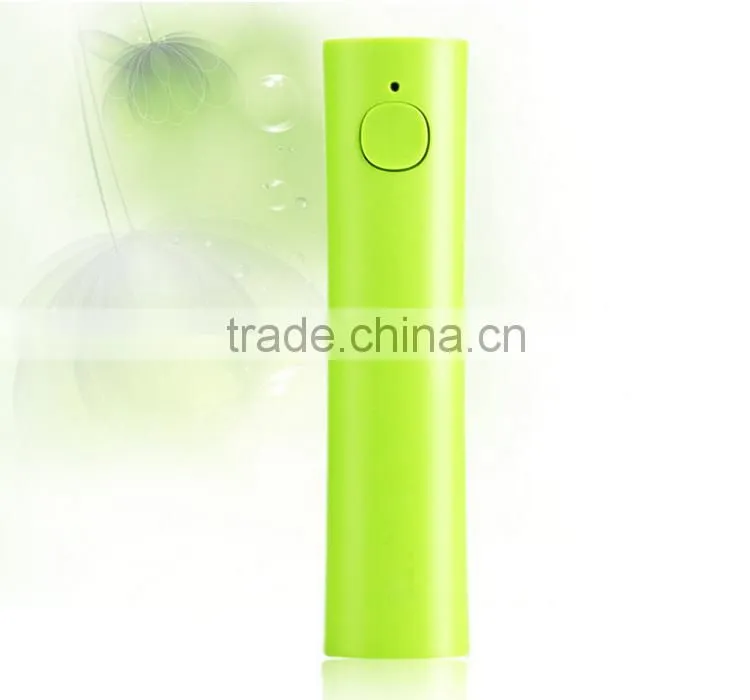 Rubber oil mobile cellphone 18650 li ion battery Portable Power Bank Charger 2600mAh
