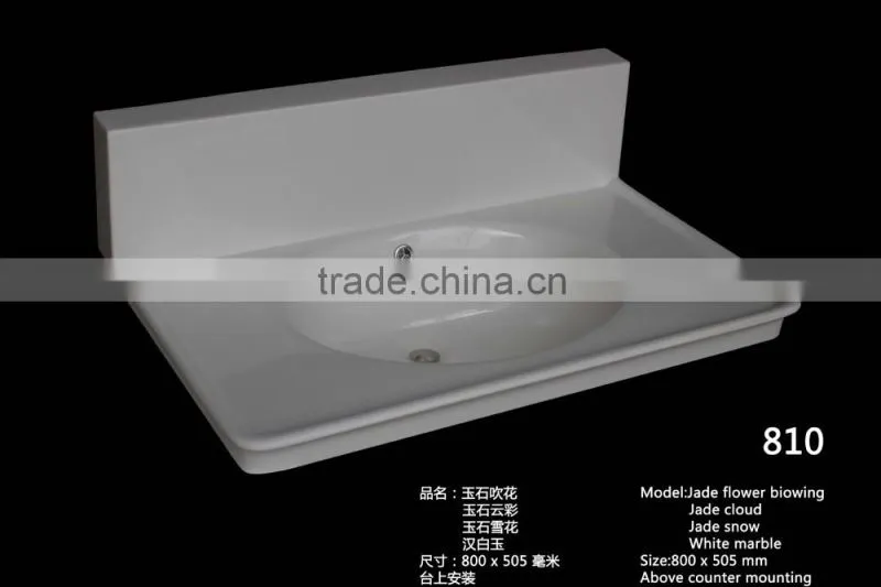 New material bathroom basin