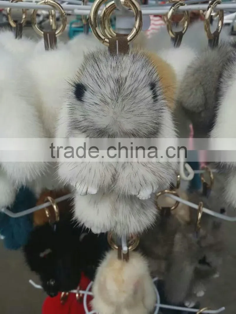 real rex rabbit fur stuffed rabbit fur toy