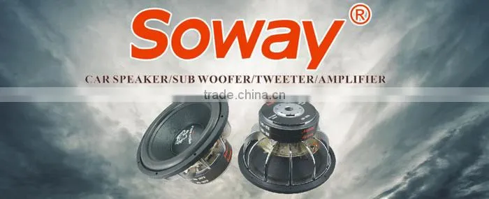 Soway SW-604PRO 6.5" 500W Pro Audio Car Speaker, Bullet cap speaker driver