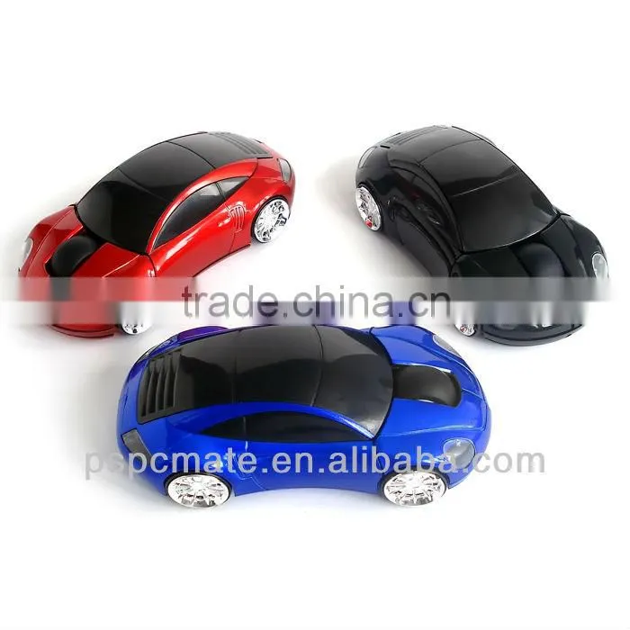 2.4Ghz 3D Custom Car Shaped Mouse with Led Light for Laptop Computer