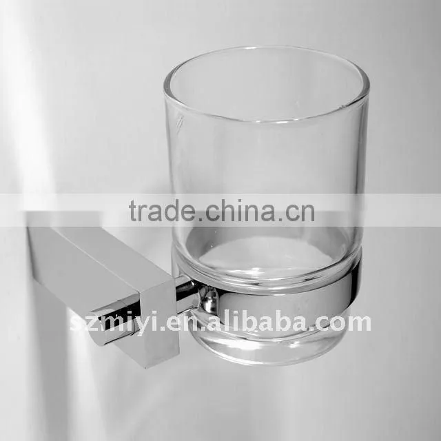 bathroom accessory glass cup holder