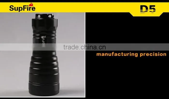 SupFire diving LED flashlight D5 with one mode and 1000lm