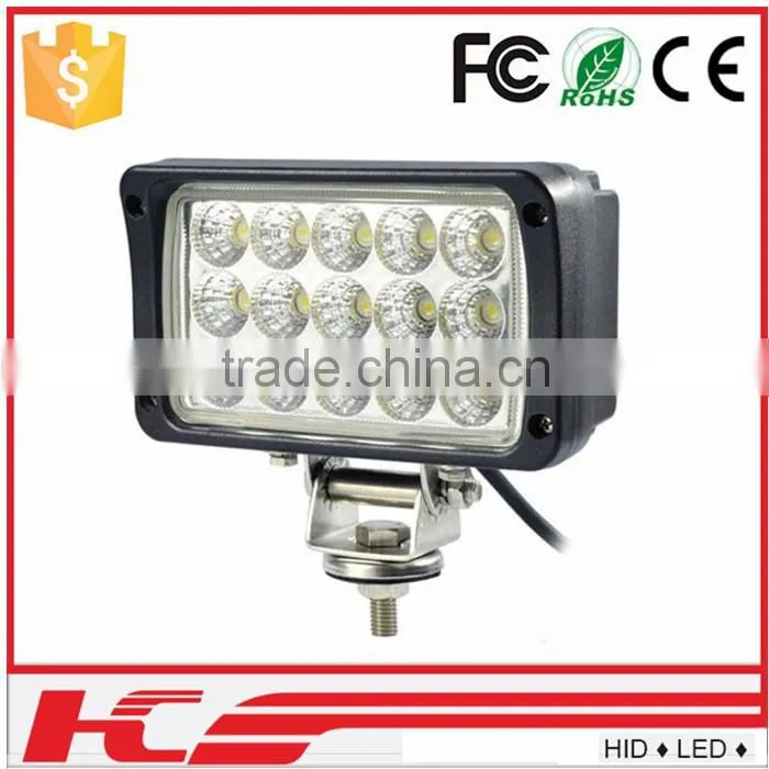 LED work lamp for truck 12V 24V 48W Crystal led auto led work light