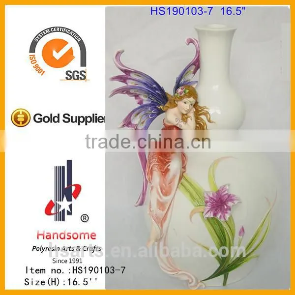 Resin antiquer small flower vase