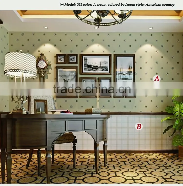 Hot selling non woven wallpaper for house decoration wallpaper