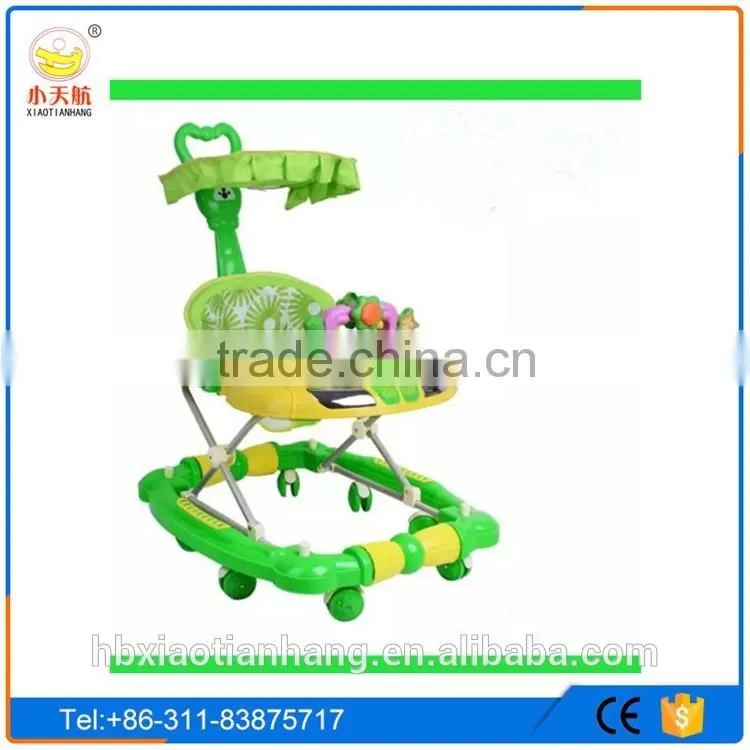 inflatable round baby trolley walker for infant