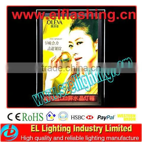 Aluminous led ligthing poster box -- good design poster
