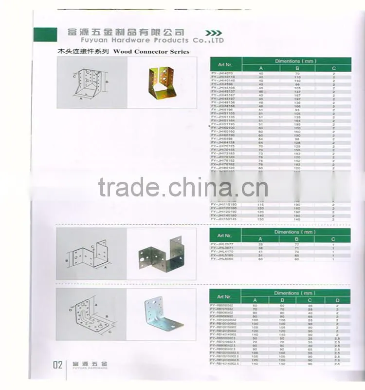 Wood connector,metal timber connector, wood metal connector