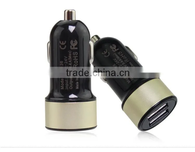 2 port universal car charger usb for iphone
