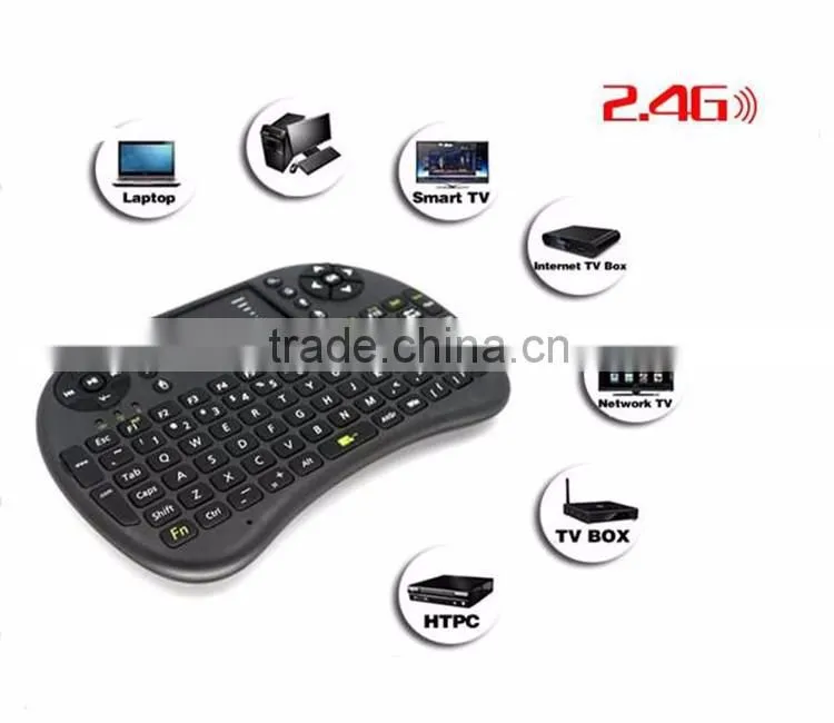 Dongguan Wholesale Mini i8 Fly Air Mouse i8 2.4g wireless mini keyboard For PC Notebook Android TV Box