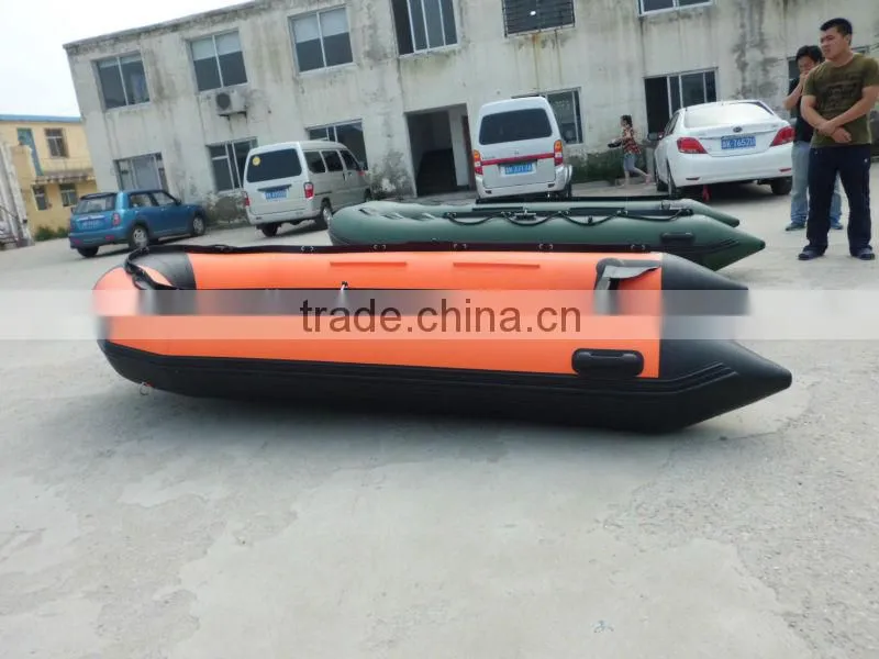 Sunshine 3.9m PVC inflatable boat, hand made boat