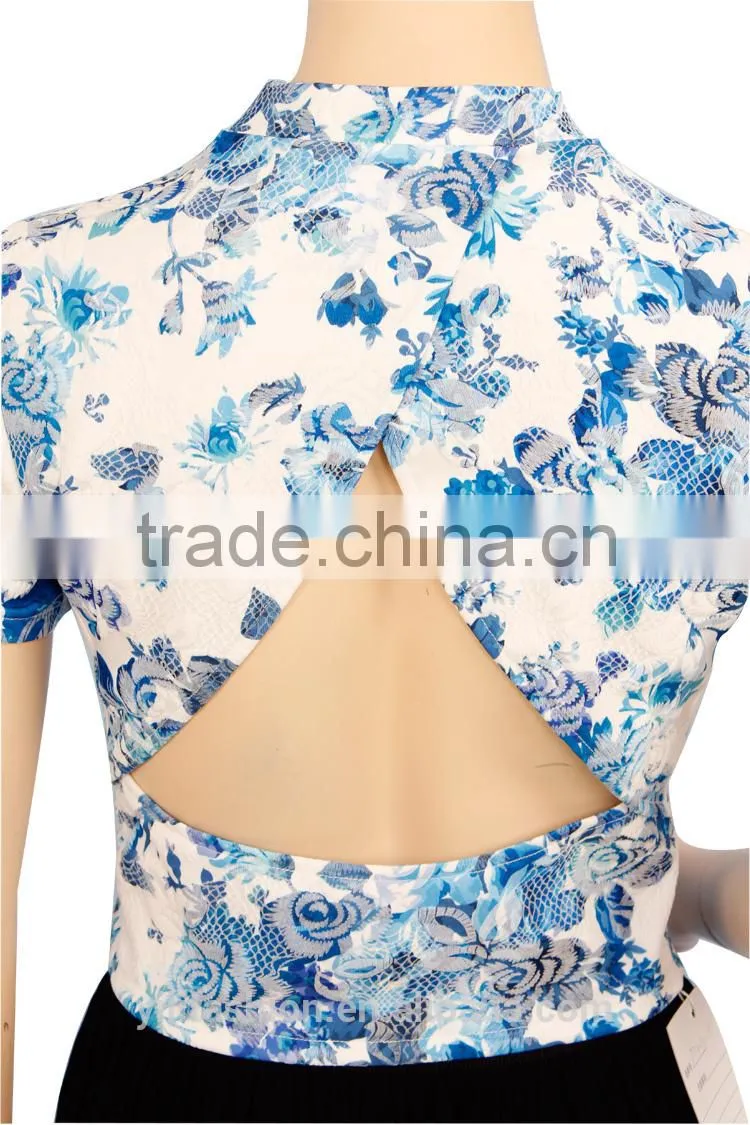 Printing Crop Top Adult Sexy Clothes, Cheap Garments