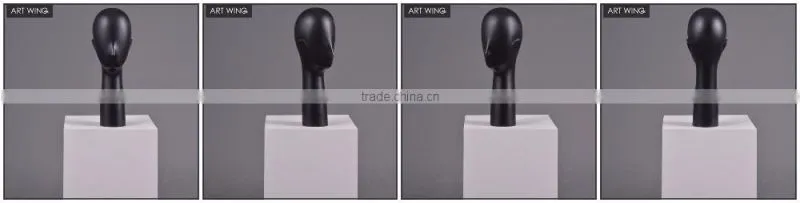 long neck realistic maniquies women heads to display for wigs