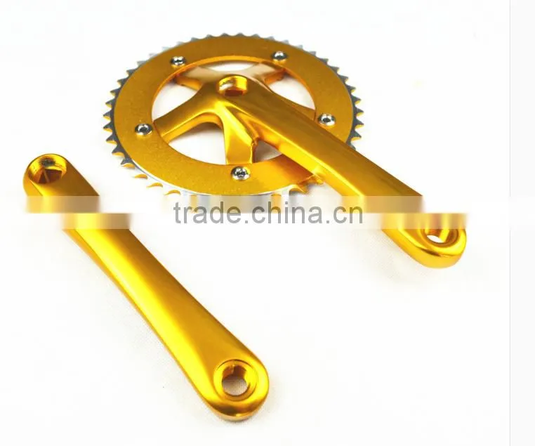 colorful fixed gear bike bicycle chainwheel chain wheel 42t alloy crankset china chainwhel factory