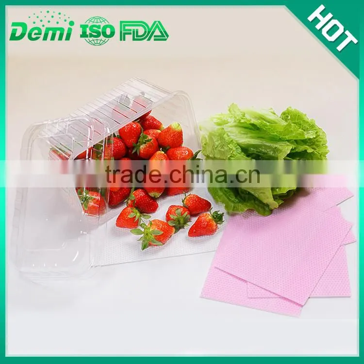 Food safety grade paper absorbent meat pad