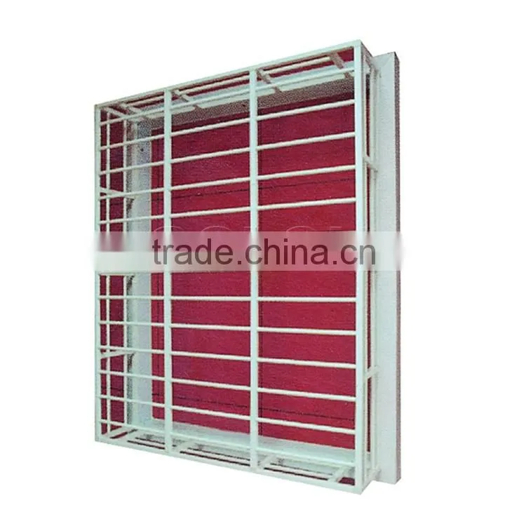 Latest modern simple steel/aluminum/iron window grill design for homes