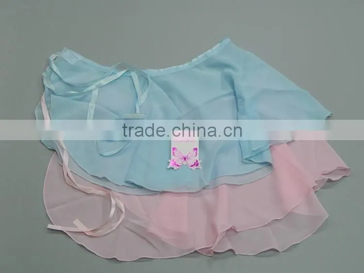 C2314 ballet wrap skirt High quality chiffon ballet skirt for girls wrap chiffon skirt for dance skirt