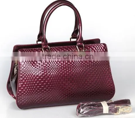 Custom Unique Fashion ladies handbag, women's leather shoulder handbag,high quality pu tote bag