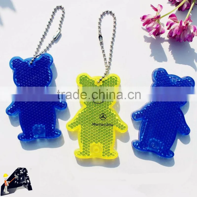 mouse shape reflective zipper tags