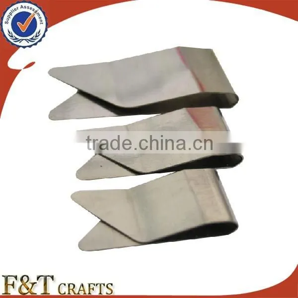 Wholesales deifferent size stainless steel paper clip holder for paser logo