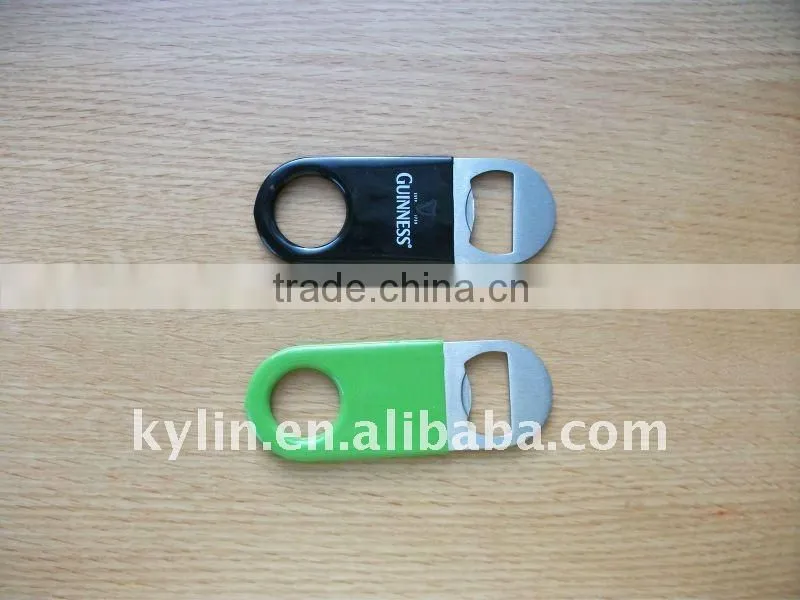 round shape plastic bottle opener