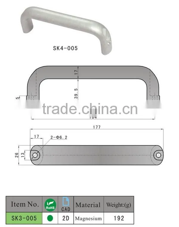 China made SK4-005 nice price die cast aluminum handle