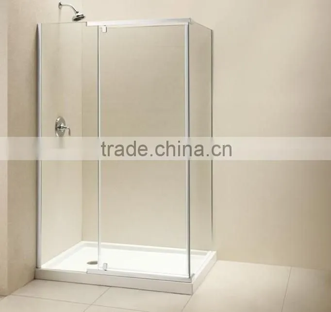 2015 high quality corner pannel glass shower door