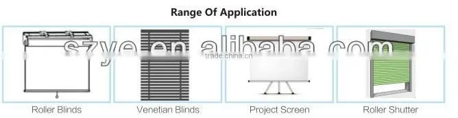 hot sale wireless fantastic dc tubular motor window blinds