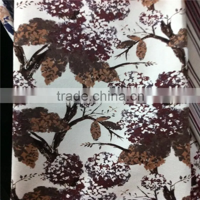 china wholesale paper printed on burnout velvet fabric