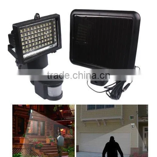 Super Bright Solar Powered 60 LED Outdoor Motion Activated Detector Sensor Security Garden Light