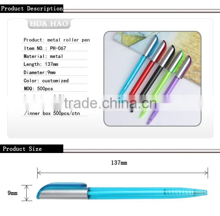 Hot Sale New Design Custom Advertising Ball Pen Plastic Promotional Ball pen