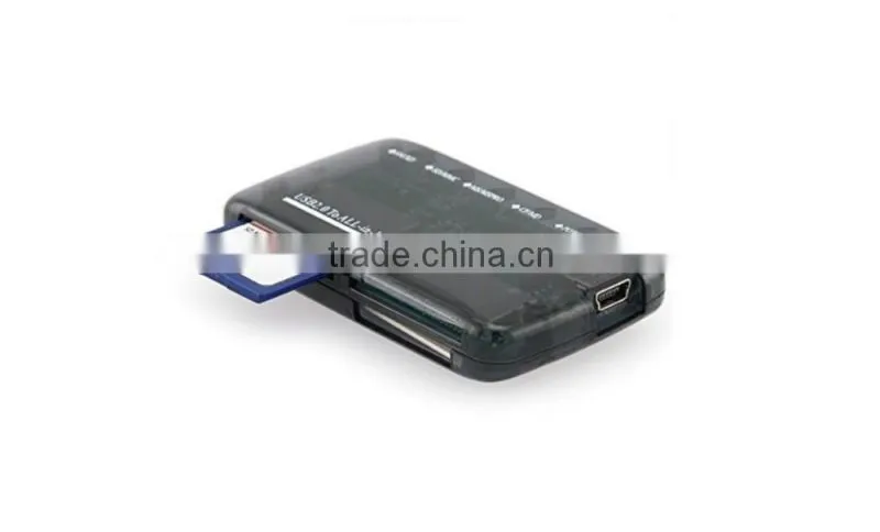 Mini All-in-1 USB 2.0 Memory Card Reader with USB Cable