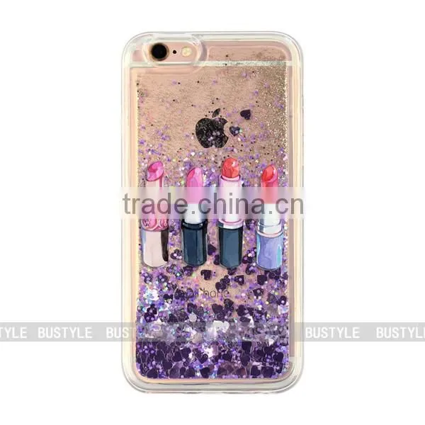 3D custom printing colorful liquid stars phone case, bling glitter cover for iphone 5 5s 6 plus for samsung galaxy s6 s7