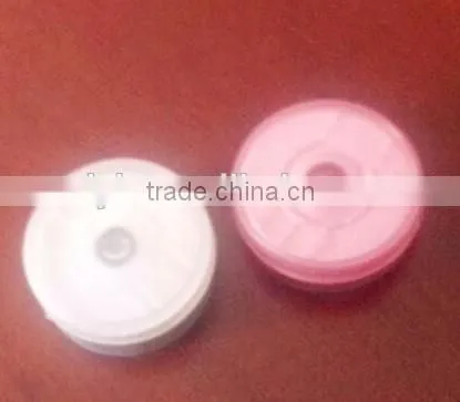 20mm Tear Flip Off cap Transparent color