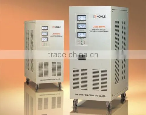 HONLE JSW Series high Wide range Purifying AC Voltage stabilizer 30000VA LED