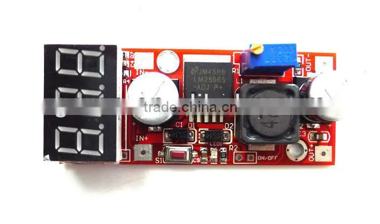 Voltmete DC Adjustable Buck Step Down Converter LM2596 Voltage Regulator