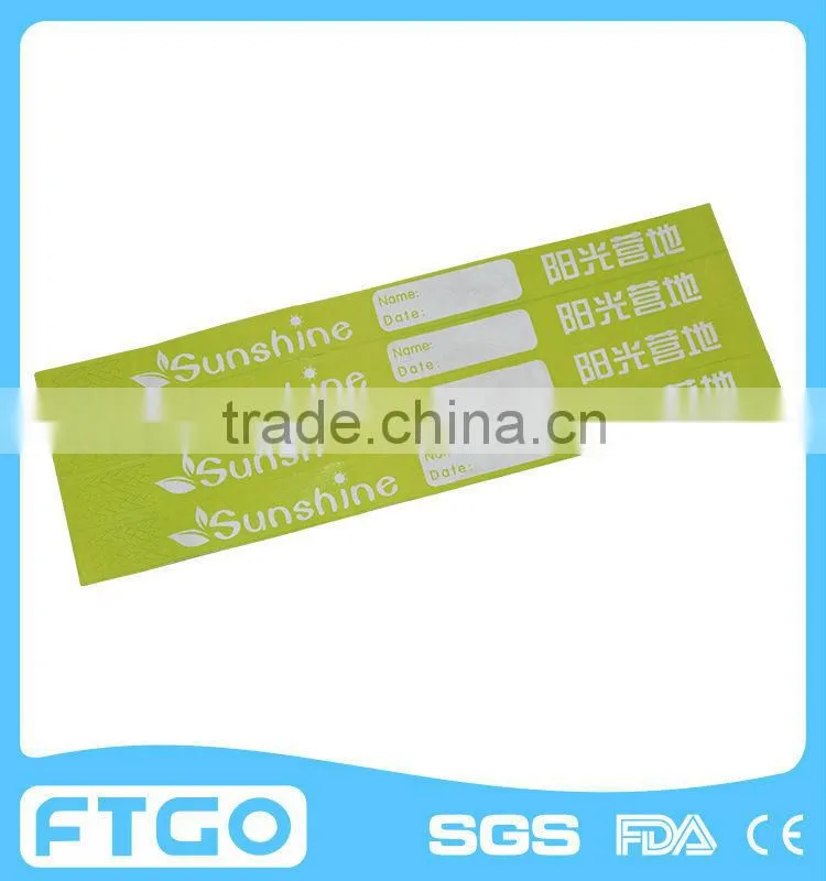 Give Away Printed Tyvek Wristbands