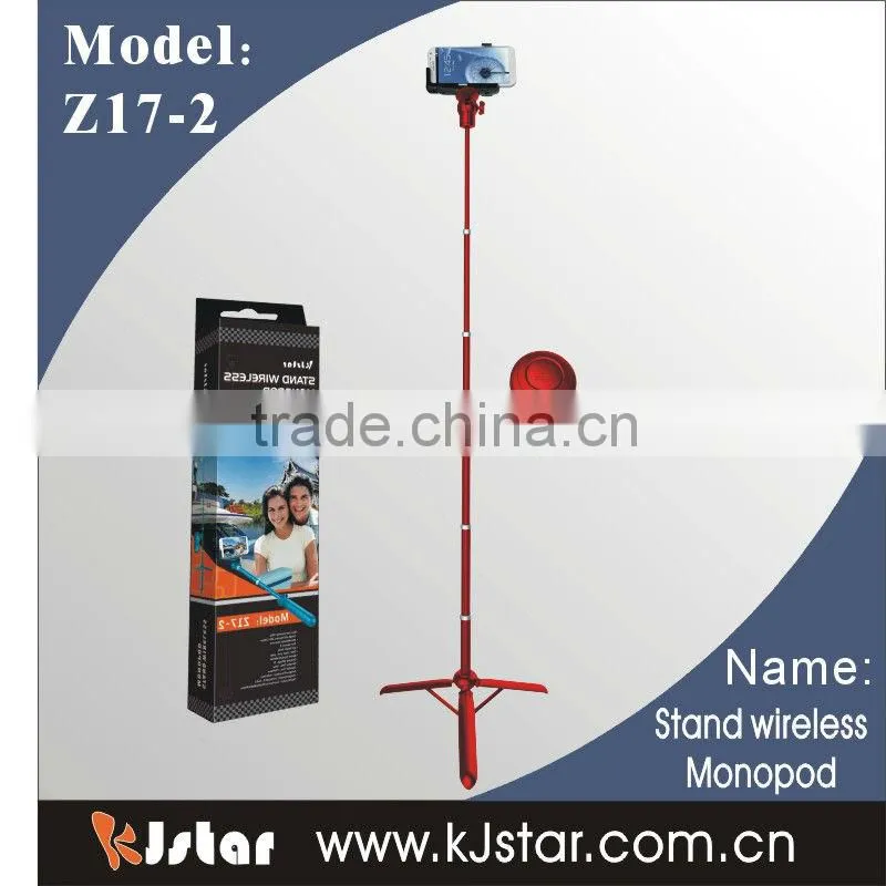 KJstar Z17-2 Stand-Up Wireless Monopod for phone and camera
