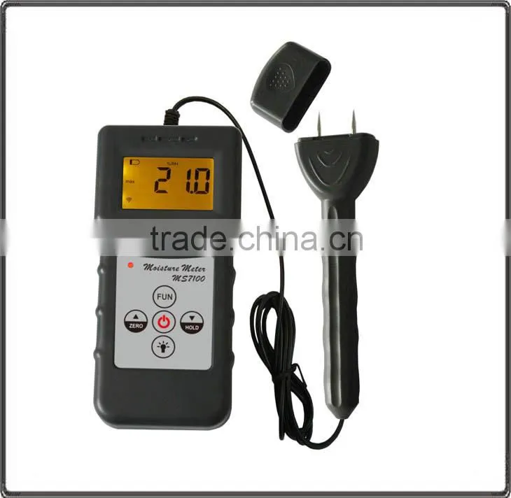 Made in china digital portable textile moisture meter