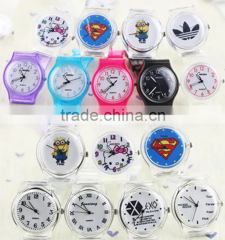 New Arrival Korea Jelly Silicone Watches / Transparent Watches / Amazing Watch for Boys & Girls