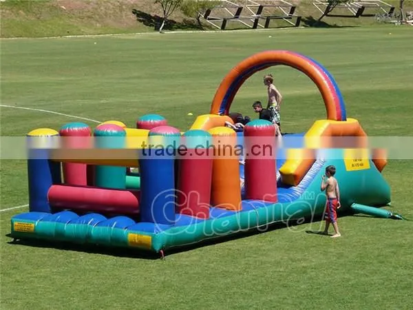 cheap inflatable obstacle course games for kids