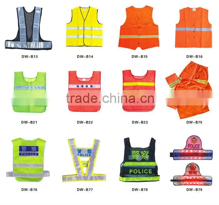 New Style Green and Black Reflective Vest