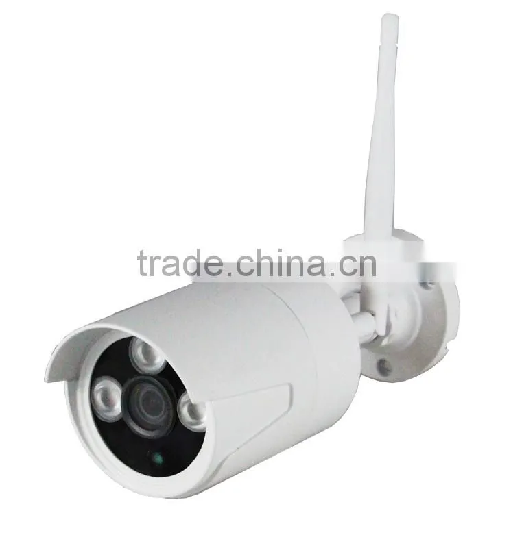 4Ch 10 LCD Wireless NVR 720P Infrared IR Bullet HD IP Wifi Surveillance Camera Kit with LCD Monitor