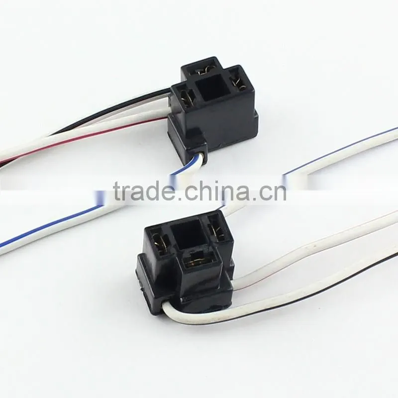 H4/9003/HB2 FEMALE SOCKET ANGLED H4 LED CONNECTOR ADAPTOR EXTENTION CABLES for H4 LED HEADLIGHTS FOG LAMPS