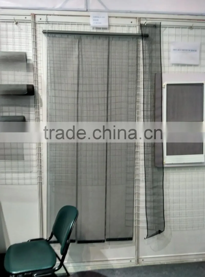 DIY adjustable door screen curtain/ four or three pieces the screen door mesh / fly screen door