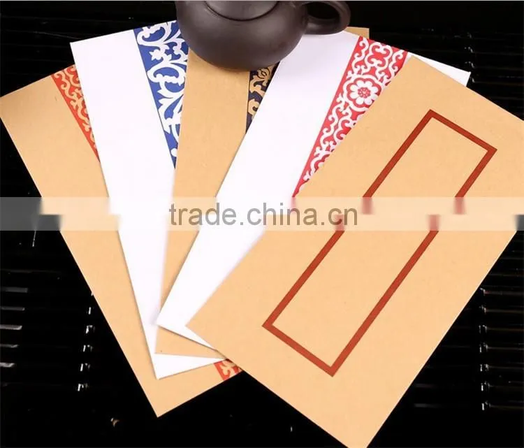 Chinese Style 120g Kraft Paper Envelopes 110*220mm