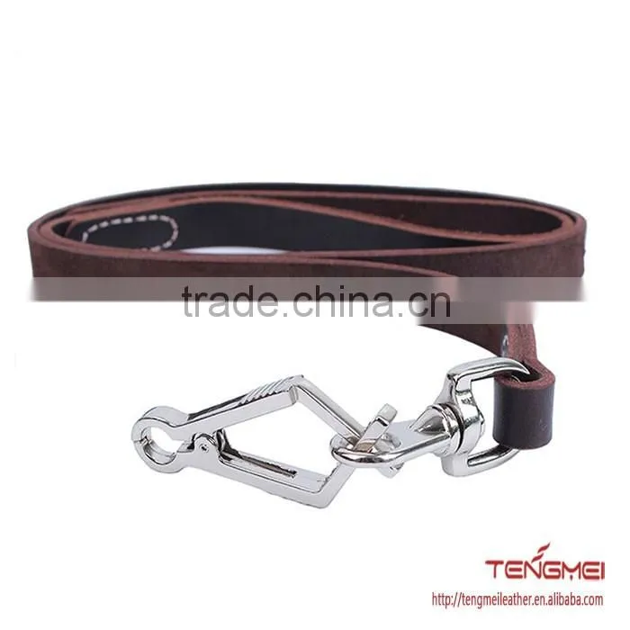 high quality first layer leather dog collars leashes