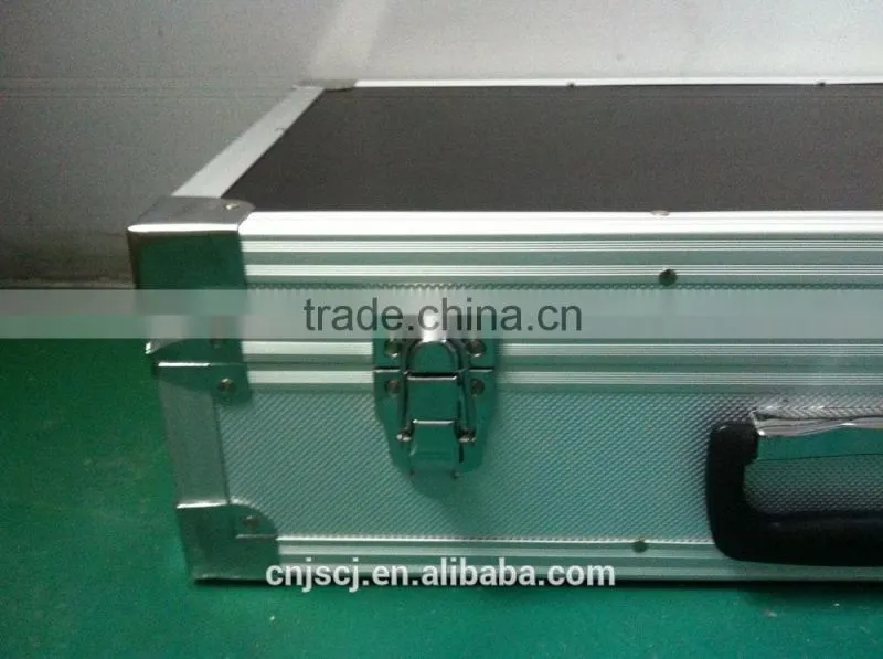 China Black ABS tool case,permanent protection very farm durable black ABS aluminum tool case with lock
