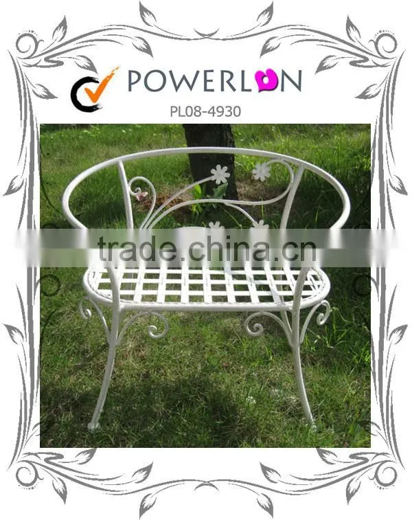Sale Antique Wrough Iron Chair Shape Flower Plant Stand Garden Ornament For Decking Patio Backyard J08M TS05 G00 X00 PL08-5849
